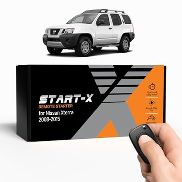 Start-X StartX Remote Starter Kit for Nissan Xterra 2008 2009 2010 2011 2012 2013 2014 2015 Vehicles Key Ignition Plug Play Install Lock 3X to Remote Start Zero Wire Splicing