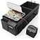 HOTOR Trunk Organizer Sturdy Foldable with Cooler for Car SUV 3 Compartments Black 309012601063