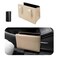 Yourkar Car Trash Can Foldable Waterproof Leather Car Garbage Organizer Holder Automotive Mini Dustbin Container with One Roll Trash Bag Universal Interior Car Accessories Beige