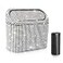 Accmor Bling Car Trash Can with 30pcs Garbage Bags Vehicle Trash Bin with Lid Auto Dustbin Organizer Garbage Storage Sparkling Crystal Mini Trash Container Holder