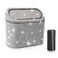 Accmor Bling Car Trash Can with 30pcs Garbage Bags Vehicle Trash Bin with Lid Auto Dustbin Organizer Garbage Storage Sparkling Crystal Mini Trash Container Holder