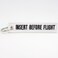 Rotary13B1 Insert Before Flight Keychain White
