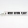 Rotary13B1 Insert Before Flight Keychain White