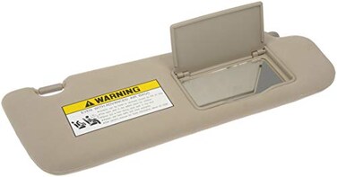 Dorman 74203 Passenger Side Sun Visor Assembly Compatible with Select Hyundai Models Beige