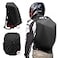 JFG RACING Motorcycle Backpack 30LUniversal Hard Shell Helmet Hardshell Riding Back Pack for Men WomenGrey Black