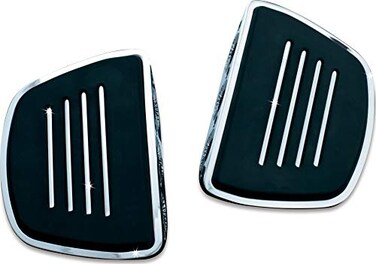 Kuryakyn 4393 Motorcycle Foot Control Component Premium Mini Board Floorboards without Adapters Chrome 1 Pair