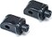 Kuryakyn Splined Adapter Mounts for Kawasaki Gloss Black
