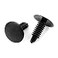 XMHF 100Pcs 47mm Hole Plastic Rivets Fastener Push Clips Black for Car Auto Fender