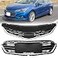DIBON AUTO Front Bumper Upper Lower Grille Compatible For Chevy Cruze Mesh Grill 2016 2017 2018