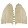X AUTOHAUX Pair Beige Microfiber Leather Door Panel Armrest Cover Replacement for Honda Pilot 20092013