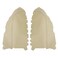 X AUTOHAUX Pair Beige Microfiber Leather Door Panel Armrest Cover Replacement for Honda Pilot 20092013