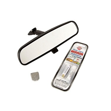 Omix-Ada OmixAda 1102002 Interior Rear View Mirror Kit OE Reference 8993023K Fits 19762012 Jeep CJWranglerCherokee