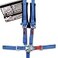AAAA Aces Racing 5 Point Harness With 2 Inch Padding E4 Certified Blue
