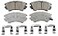Wagner Brake ThermoQuiet QC1404 Ceramic Disc Brake Pad Set