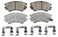 Wagner Brake ThermoQuiet QC1404 Ceramic Disc Brake Pad Set