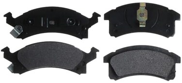 ACDelco Silver 14D506M 19286041 SemiMetallic Front Disc Brake Pad Set with Wear Sensor