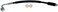 Dorman H620880 Front Passenger Side Brake Hydraulic Hose Compatible with Select Models