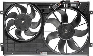 Dorman 620843 Engine Cooling Fan Assembly Compatible with Select Audi Volkswagen Models