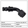 EVIL ENERGY 4AN 45 Degree Push Lock Hose Fitting End Black