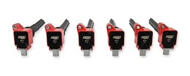 MSD 82706 Ignition Coils Red 6Pack