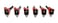 MSD 82706 Ignition Coils Red 6Pack