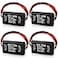 Frienda 4 Pieces Brake Light Flasher Strobe Tail Light LED Module Flash Strobe Controller for Motorcycles Cars Trucks 1230 V