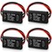 Frienda 4 Pieces Brake Light Flasher Strobe Tail Light LED Module Flash Strobe Controller for Motorcycles Cars Trucks 1230 V
