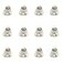 uxcell 12pcs 12V T3 Pink LED Auto Car Interior Dashboard Panel Light Bulb