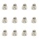uxcell 12pcs 12V T3 Pink LED Auto Car Interior Dashboard Panel Light Bulb