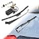 KEMIMOTO UTV Electric Windshield Wiper Motor Kit for Most UTV Compatible with Can Am Defender Pro Compatible with Mule Teryx 16 12V Wiper Blade