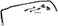 Dorman 927302 Front Suspension Stabilizer Bar Compatible with Select Jeep Models