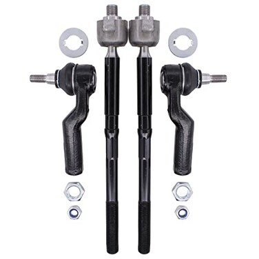 NewYall Inner and Outer Front Left Right Steering Tie Rod End Set For Ford CMax Escape 20132018 Focus 20122018 Transit Connect 20142018