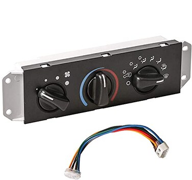 MOSTPLUS AC Heater Control Panel Compatible with Jeep 19992004 Wrangler TJ Climate Control Module 55037473AB