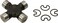 MOOG 254 NonGreaseable Super Strength Universal Joint for Ford F150