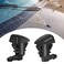 ACROPIX Front Windshield Wiper Nozzles for Ford Focus Edge with Gaskets Pack of 2 Black