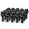 dynofit Dynofit 12x125 OEM Wheel Lug Bolts 20pcs ET 19mm Hex 28mm Shank Compatible with 20182024 Jeep Compass 20142013 Cherokee 20152017 Chrysler 20132016 Dodge Dart Solid Stock Chrome Studs Set