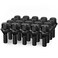 dynofit Dynofit 12x125 OEM Wheel Lug Bolts 20pcs ET 19mm Hex 28mm Shank Compatible with 20182024 Jeep Compass 20142013 Cherokee 20152017 Chrysler 20132016 Dodge Dart Solid Stock Chrome Studs Set