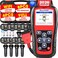 Autel MaxiTPMS TS508WF KIT 2026 TPMS Programming Relearn Tool WiFi Ver of TS508 TS501 PRO TS601 TS408S Lifetime Update RelearnActivate All Sensor TPMS Scan Tool w300 8PCS Sensor 4PCS Valves
