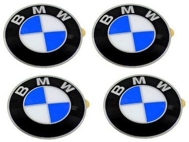BMW Wheel Center Cap Emblems 4 OEM 645mm E46 E60 E90 E92 36136767550