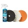 Chemical Guys BUFX703 HexLogic Quantum Buffing Pad Sampler Kit 16 fl oz 4 Items 65 Inch Fits 6 Inch Backing Plate