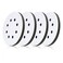 UPWOOD 5Inch 8 Holes Hook and Loop Soft Sponge Cushion Interface Buffer Pad Pack of 4