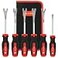TOOLEAGUE 6Pcs Auto Upholstery Trim Panel Removal Tool SetCar Trim Removal Tool Fastener Remover Kit with Storage Bag
