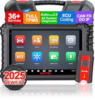 Autel Scan Tool MS906 PROTS Better MaxiSYS MS906TS MS906Pro MS906BT MK906Pro MP900TS All System Diagnostic Full TPMS ECU Coding CAN FDDoIP 3000 Active Test 36 Service Auto Scan WiFi Print