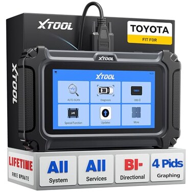 XTOOL IP500 for Toyota OBD2 Scanner Full Systems BiDirectional Scan Tool for ToyotaLexusScion with MultiinOne Live Data Graph All Reset ServicesInjector CodingEPBABS Lifetime Free Update