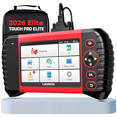LAUNCH OBD2 Scanner CRP Touch PRO Elite 2026 New Scan Tool with 20 Resets Injector Coding SAS BMS ABS B leeding Throttle Adaptation Car Scanner All System Diagnostic Tool Auto VIN Lifetime Update