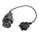 X AUTOHAUX OBD 1 20Pin to OBD2 16Pin Diagnostic Tool Adapter Connector Cable for BMW E36 E46 E38 E39 E53