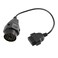 X AUTOHAUX OBD 1 20Pin to OBD2 16Pin Diagnostic Tool Adapter Connector Cable for BMW E36 E46 E38 E39 E53
