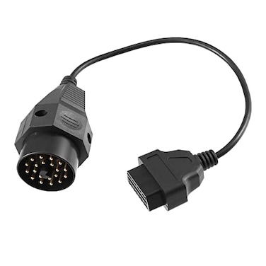 X AUTOHAUX OBD 1 20Pin to OBD2 16Pin Diagnostic Tool Adapter Connector Cable for BMW E36 E46 E38 E39 E53