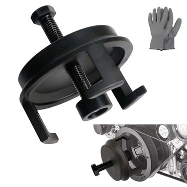 ReluxGo 25264 Harmonic Balancer Puller for GM LS Crank Pulley Puller for GM Chrysler Jeep Dodge Harmonic Damper Puller for Engine Balancer Removal Replacement