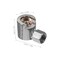 iplusmile Button Head Grease Fitting Adapter Replacement Metal Grease Coupler for Hydraulic Gun with Secure Connection